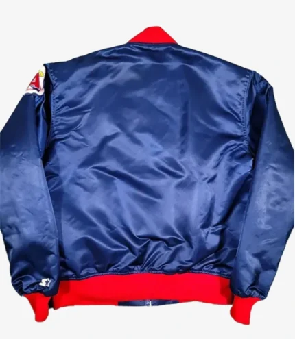 Los Angeles Angels Vintage Navy Blue Bomber Jacket