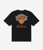 Malbon x New York Knicks 2026 Black Bermuda Courtside T-Shirt For Unisex