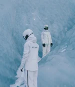 Unisex Milano Cortina 2026 Winter Olympics Opening Ceremony Team Iceland White Hooded Jacket