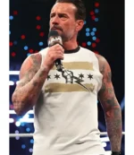 Unisex Monday Night Raw 2026 CM Punk Best In The World White Tank Top