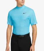 Nike Tiger Woods 2026 Mock Neck Red Golf Shirt For Unisex