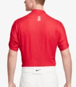 Nike Tiger Woods 2026 Mock Neck Red Golf Shirt
