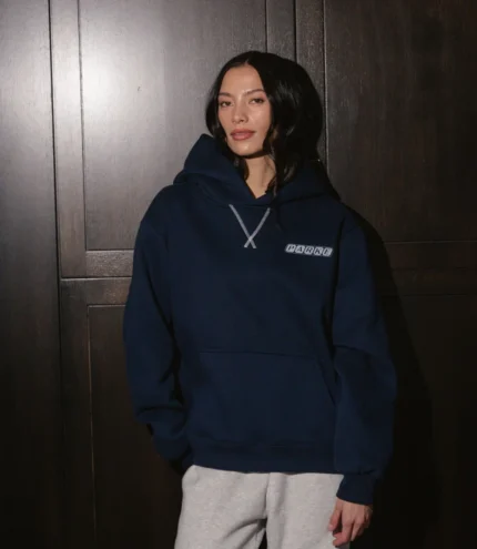 Parke Sport Graphic Navy Blue Hoodie For Unisex