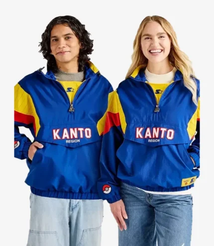 Pokémon x Target Half-Zip Multicolor Kanto Starter Pullover Jacket 2026