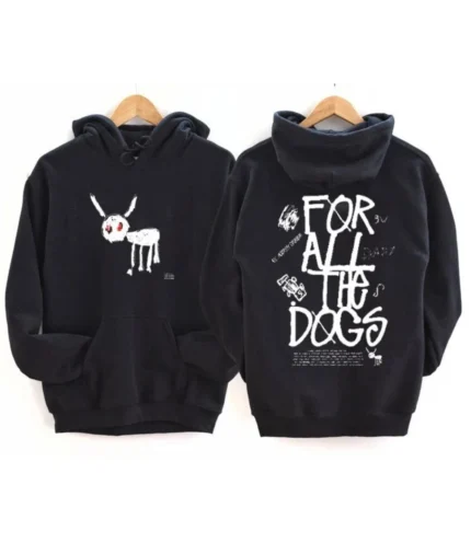 Pullover Black For All The Dogs Drake Hoodie