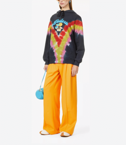 Radarte Graphic print cotton hoodie 2