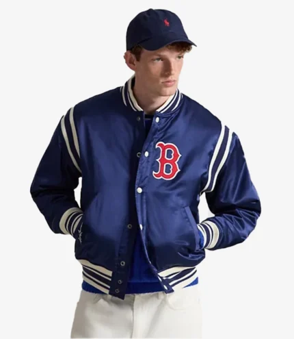 Ralph Lauren x MLB Collection Boston Red Sox Varsity Bomber Jacket