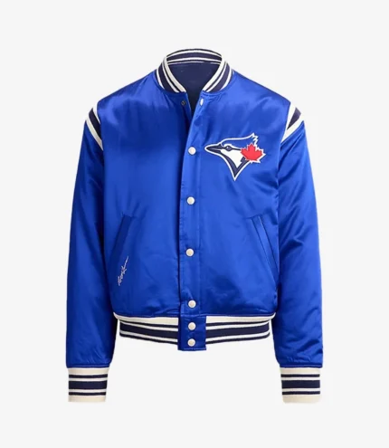 Unisex Ralph Lauren x MLB Collection Toronto Blue Jays Varsity Bomber Jacket