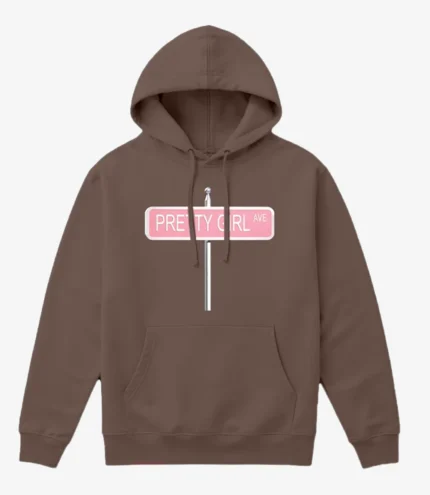 Sabrina Carpenter Pretty Girl Ave Brown Hoodie For Women