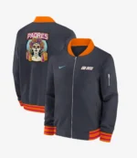 Unisex San Diego Padres Nike 2026 City Connect Bomber Jacket Obsidian