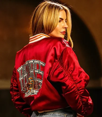 San Diego Padres x Petco Park 2026 Red Satin Bomber Jacket