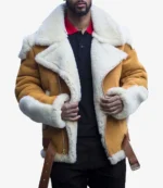 Unisex Sheepskin Leather B3 Aviator Shearling Jacket