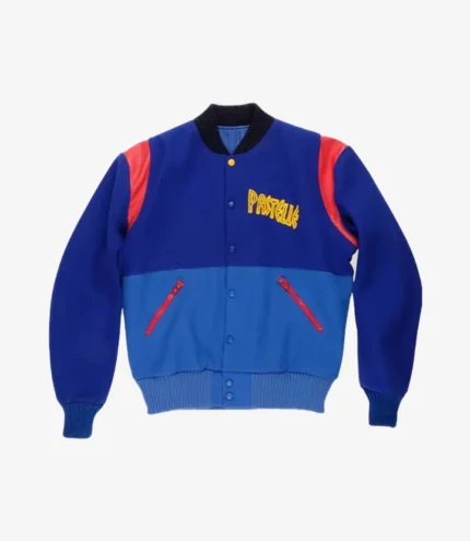 Unisex Stefon Diggs Pastelle Wool Varsity Bomber Jacket