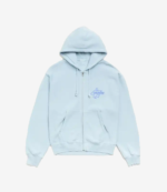 Unisex Stussy Surf Size Zip-Up Hoodie