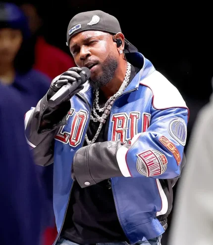 Unisex Super Bowl LIX Halftime Show Kendrick Lamar Gloria Leather Jacket