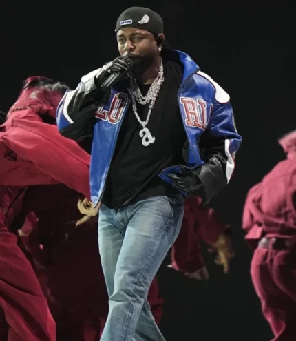 Super Bowl LIX Halftime Show Kendrick Lamar Gloria Leather Jacket