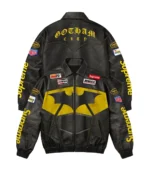 Unisex Supreme x The Batman Gotham City Black Leather Jacket
