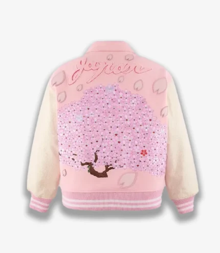 Takashi Murakami Japan Mononoke Sakura Varsity Jacket