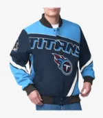 Tennessee Titans Maximum Racing Navy Jacket For Unisex