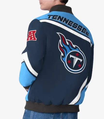 Tennessee Titans Maximum Racing Navy Jacket