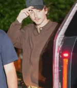 Timothee Chalamet Miami 2026 Brown Pullover Jacket Marty supreme Brown Jacket For Unisex