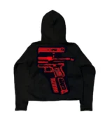 Billionaire Studios In Glock We Trust Black Pullover Hoodie For Men & Women