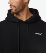 Costco Off-White Black Pullover Hoodie For Unisex