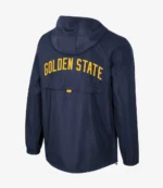 Golden State Warriors Stadium Essentials Navy Compete Quarter-Zip Hoodie Jacket For Unisex
