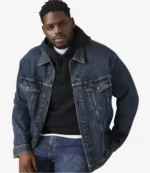 Levi’s Big & Tall Blue Denim Trucker Jacket For Unisex