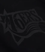 Mitchell & Ness Allen Iverson Black Philadelphia 76ers Playmaker Fleece Hoodie For Unisex