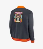 San Diego Padres Nike 2026 City Connect Bomber Jacket Obsidian For Unisex