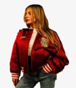 San Diego Padres x Petco Park 2026 Red Satin Bomber Jacket For Unisex