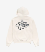 Men & Women Stussy Surf Size Zip-Up Hoodie