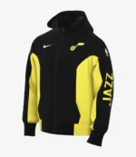 Utah Jazz Nike Black Authentic Showtime Full-Zip Hoodie