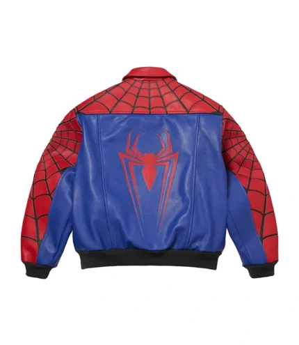 Vanson Leather x Supreme Spider-Man Bomber Leather Jacket