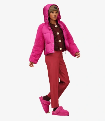 Unisex Victoria's Secret Pink Mykah Uggbraid Puffer Jacket