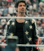 WWE 2026 WrestleMania 42 Joe Jonas USA Black Leather Jacket For Men & Women