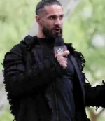 Unisex WWE WrestleMania 42 Kickoff Show Seth Rollins Black Jacket