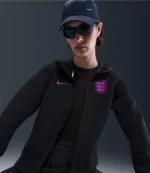 England Lionesses Nike Tech Windrunner Women’s Football Fleece Full-Zip Hoodie For Unisex
