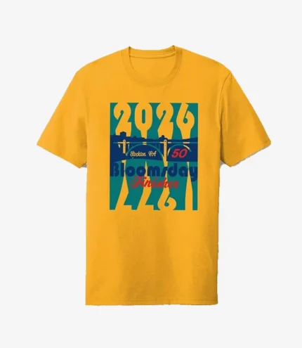 50th Anniversary Bloomsday 2026 Finisher Yellow T-Shirt