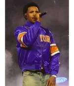 Unisex A Boogie Wit da Hoodie 2026 NBA Playoffs Satin Jacket