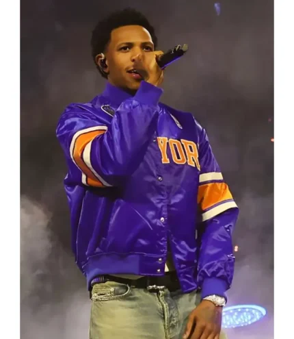 Unisex A Boogie Wit da Hoodie 2026 NBA Playoffs Satin Jacket
