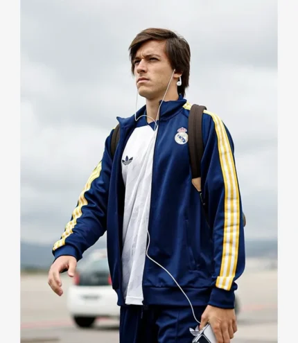 Adidas Real Madrid 20250-26 Navy Blue Track Jacket