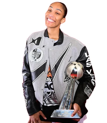 Unisex A’ja Wilson 2025 WNBA Finals Las Vegas Aces Jacket