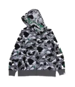 BAPE x Hidden 2026 STA Camo Tiger Full Zip Fleece Hoodie