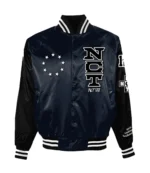 Blue and Black NCT 127 Bomber Jacket For unisex