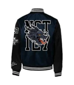 Blue and Black NCT 127 Bomber Jacket