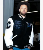 Unisex Cade Cunningham Custom Ford Wool & Leather Varsity Jacket