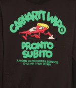 Carhartt WIP Logo Print Zip Up Hoodie 2