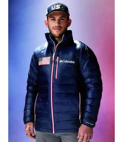 Unisex Columbia Milano Cortina 2026 Winter Olympics Team USA Down Puffer Jacket